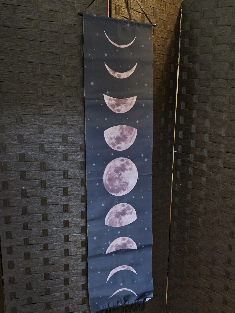 Moon Phase Wall Tapestry - Purple Moon Design
